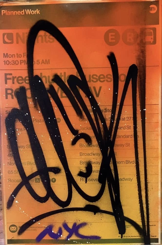 Black tag MTA Poster
