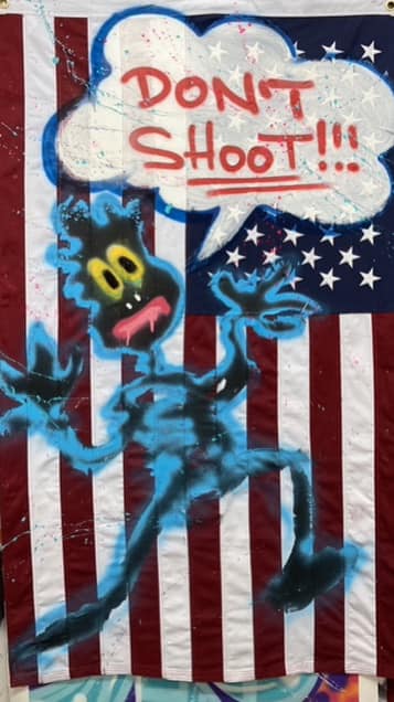 Don't Shoot American Flag * Nylon
