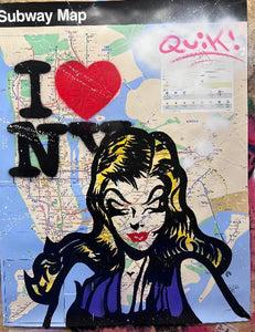I LOVE NY 2025 NYC Platform Subway map