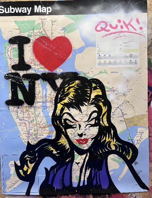 I LOVE NY 2025 NYC Platform Subway map