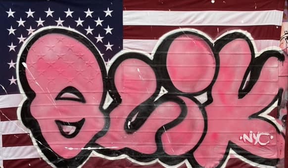 PINK American Flag * Cotton