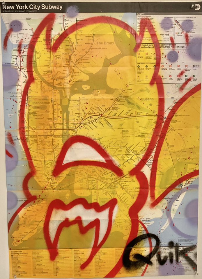 Yellow Q Devil Map
